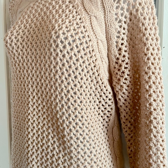 Sweater knit sweater pink beige sweater winter clothing fall - Picture 2 of 2